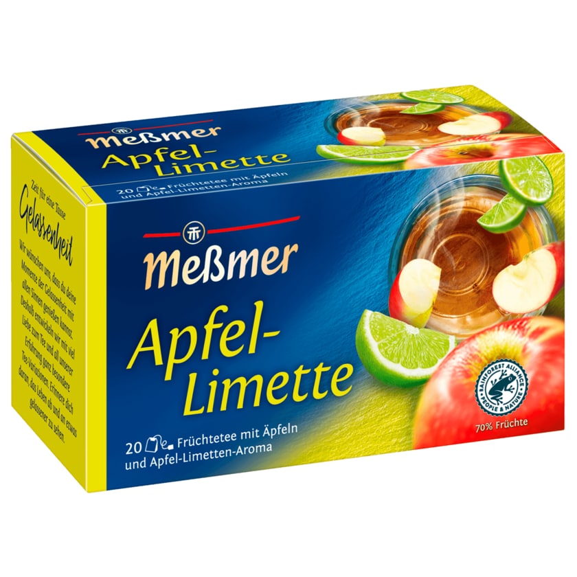 Meßmer Apfel-Limette 50g, 20 Beutel